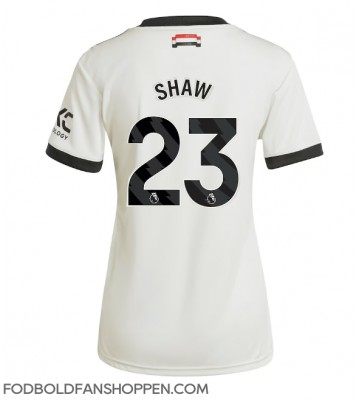 Manchester United Luke Shaw #23 Tredjetrøje Dame 2024-25 Kortærmet